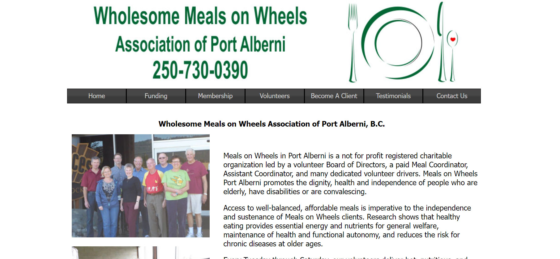 meals on wheels port alberni