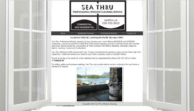 sea thru window cleaning tofino