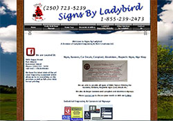 signs by ladybird port alberni